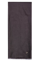 Deep Wine heathered 100% cashmere stole in rich saturated wine red, burgundy, and subtle deep-plum fibres