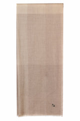 Rockaway color-blocked 100% cashmere stole with four softly graduated pastel blocks in pale blue, soft green, blush pink, and warm beige