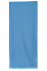 Sea Mist Sorbet cashmere stole in a full-length product view